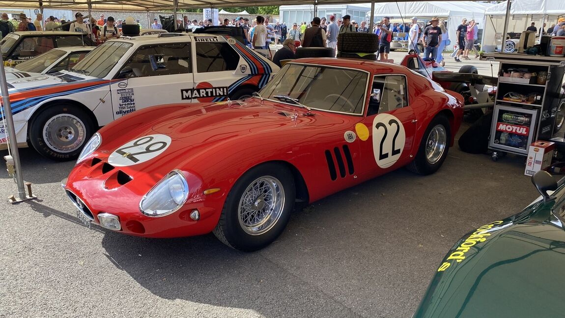 Ferrari GTO 250 on display at Goodwood Festival of Speed.