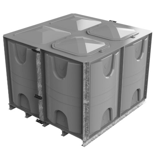 PW.2X2X1.5.IFB.DIV.AG(1+1) - 6000 LITRE DIVIDED SECTIONAL WATER TANK, INTERNALLY FLANGED BASE (IFB)