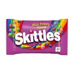 Skittles Vegan Chewy Sweets Wild Berry Fruit Flavoured Bag
