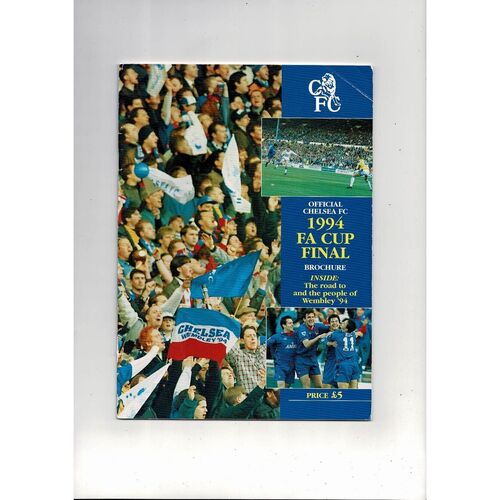 1994 Chelsea FA Cup Final Brochure