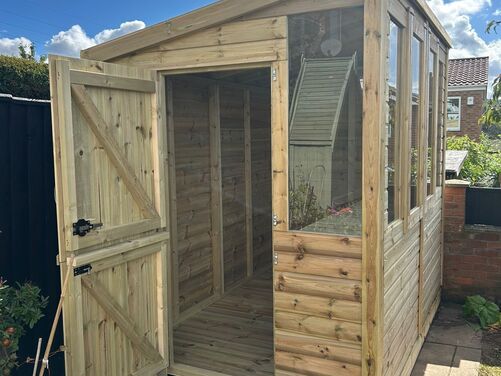9x6 Pent Potting Shed