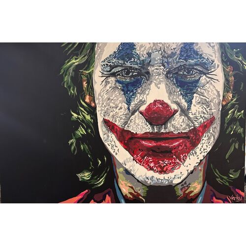 Original I Am Joker Painting by Sue Verity