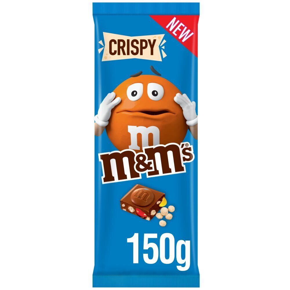 M&M's Crispy Pieces & Milk Chocolate Block Sharing Bar