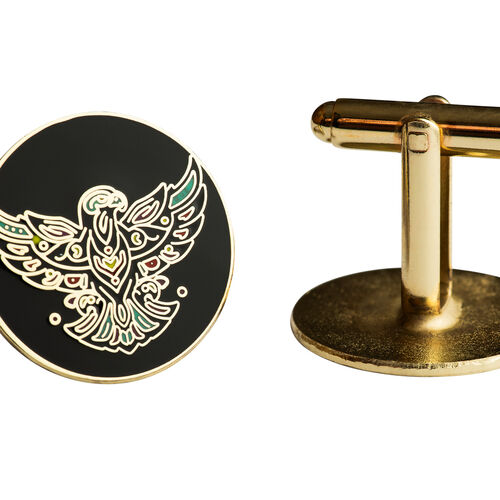 Cufflinks. Modern Falcon-Shahbaz Design.