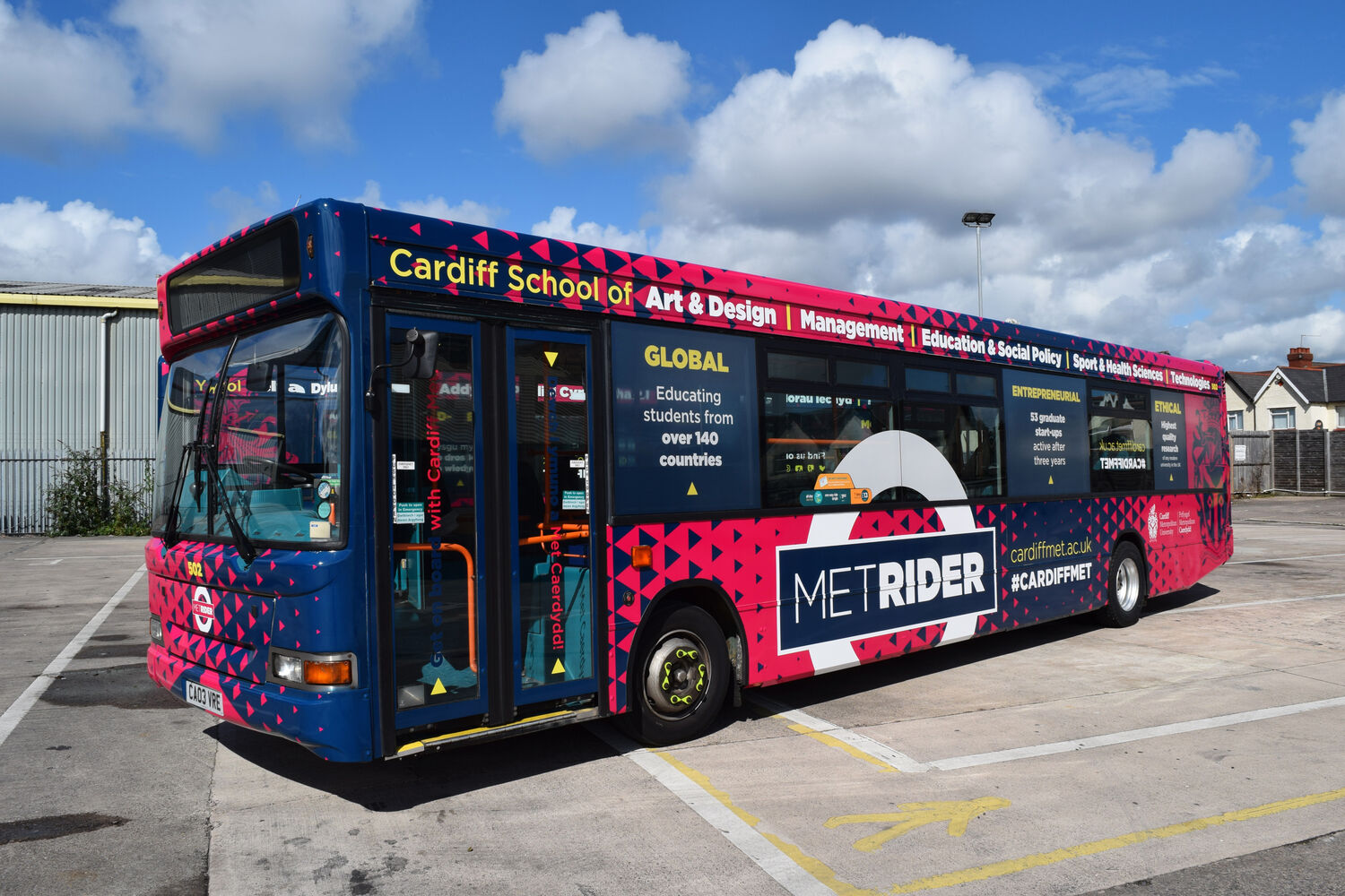 Cardiff Metropolitan - 3x Dennis Dart Bus
