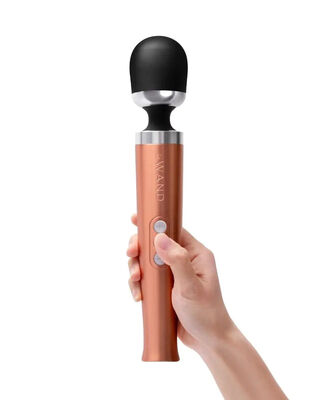 Le Wand Diecast Rechargeable Massager Rose Gold