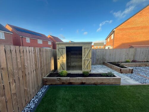 8x6 Pent Storage Shed