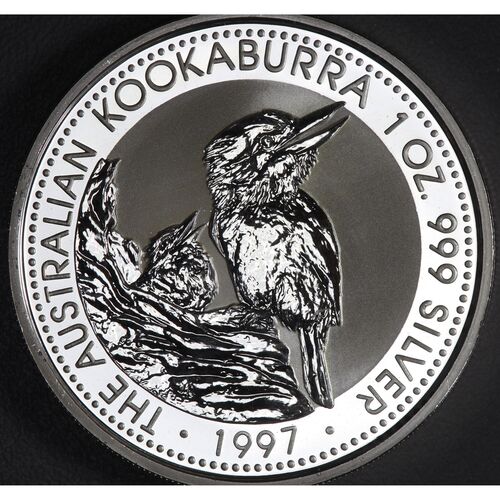1997 1 ounce silver Kookaburra