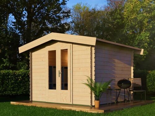 3.0mtr x 2.5mtr Apex Log Cabin Style building