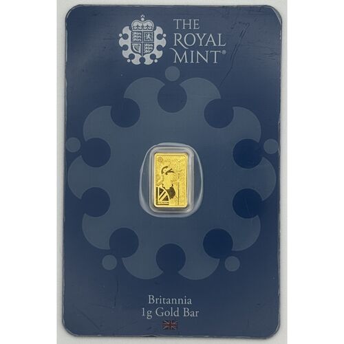 Royal mint 1g sealed gold bar