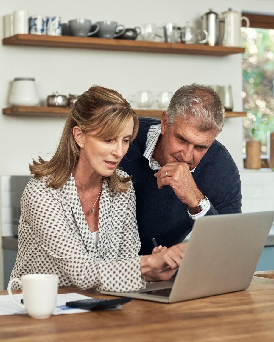 Couple considering private healthcare