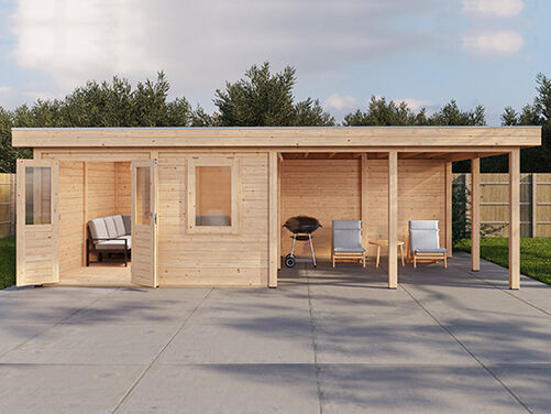 388cm x 388cm + 400cm Veranda