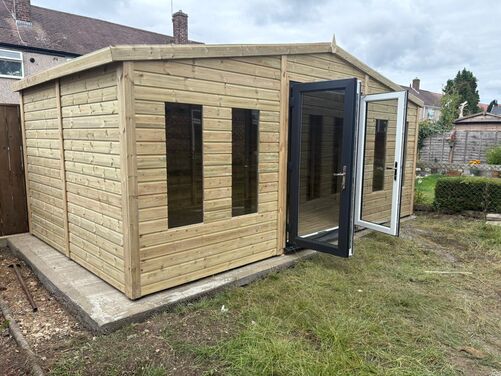 #PVC101 18x10 Apex Summer House