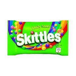 Skittles Vegan Chewy Crazy Sour Sweets Fruit Flavoured Bag