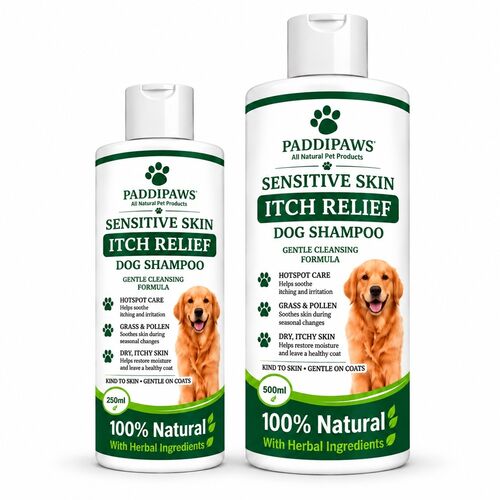 100% Natural Itchy Dog Shampoo