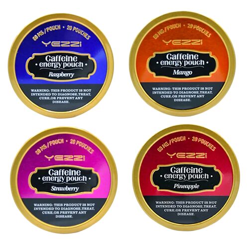 Yezzi Guarana Caffeine Energy Tin (20 pouches)
