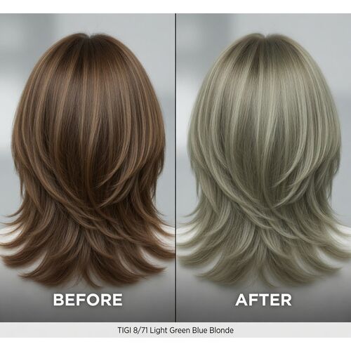 TIGI Copyright Colour Creative Permanent Creme Haircolour 60ml/58g - 8/71 Light Neutral Blonde