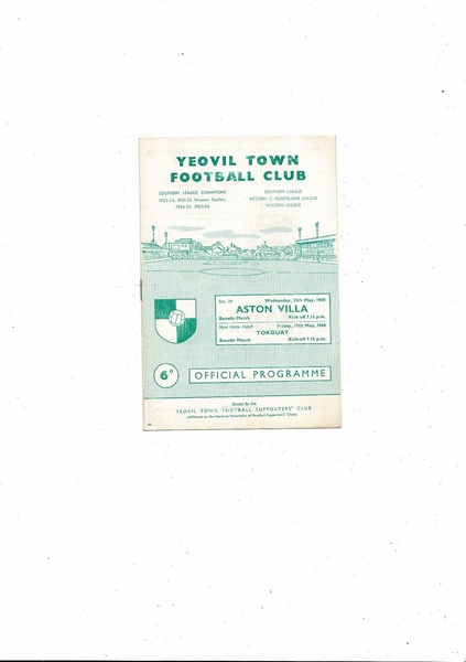 Today's Football Programme to be listed