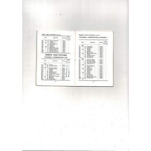 Tottenham Hotspur Football Handbook 1953/54