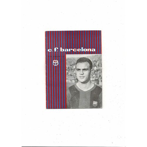 Barcelona v Wolverhampton Wanderers European Cup Football Programme 1959/60