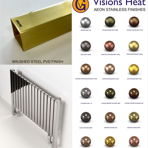 Aeon Arat L PVD - BRUSHED MATT COLOURED STEEL Ranges