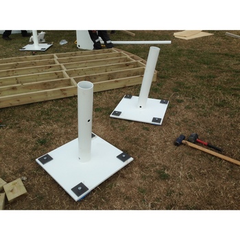 Secure fixing for temporary event structure