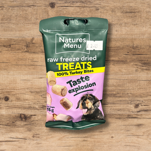 Nature's Menu Turkey Raw Freeze Dried Bites