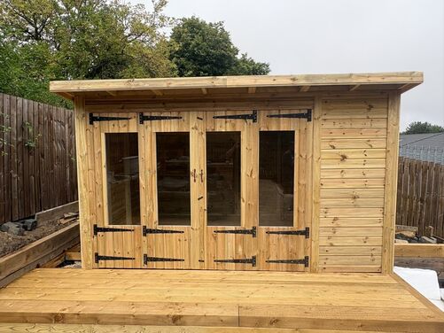 12x9 Pent Summer House