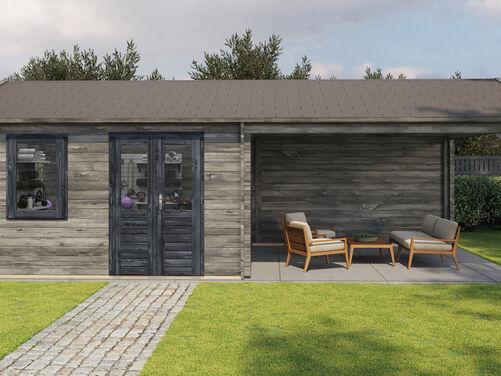 400cm x 400cm + 400cm Veranda