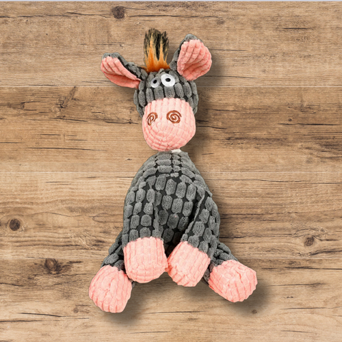 Plush Rope Squeaky Donkey