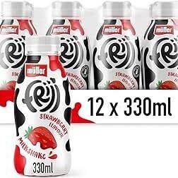 Muller Frijj Strawberry Milkshake 330ml