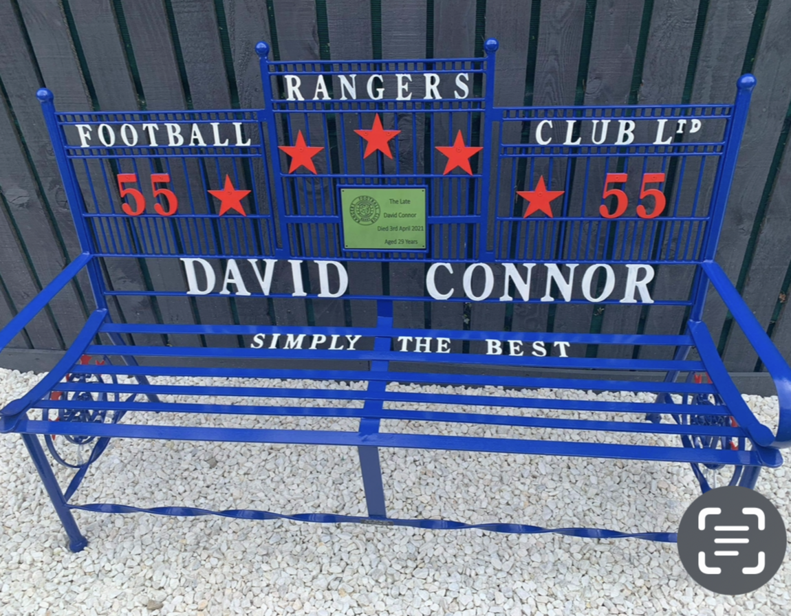 Football chairs, tables and benches