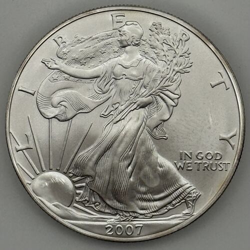 2007 silver one ounce Liberty dollar