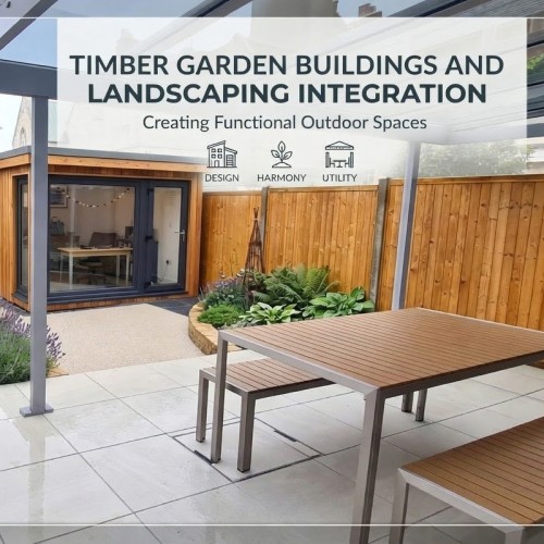 Timber Garden Buildings and Landscaping Integration: Creating Functional Outdoor Spaces