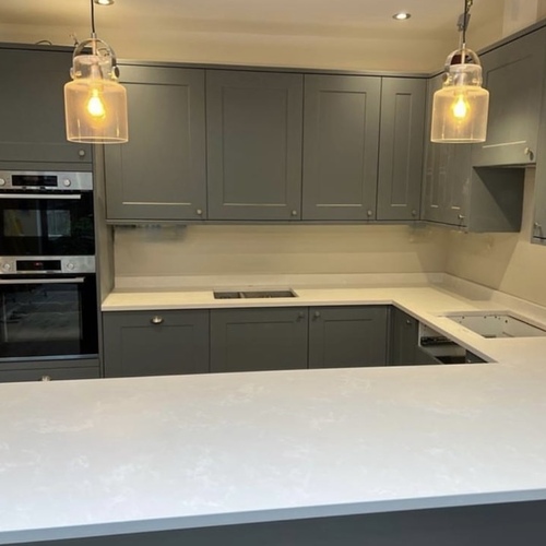 Bianco Stratus quartz 