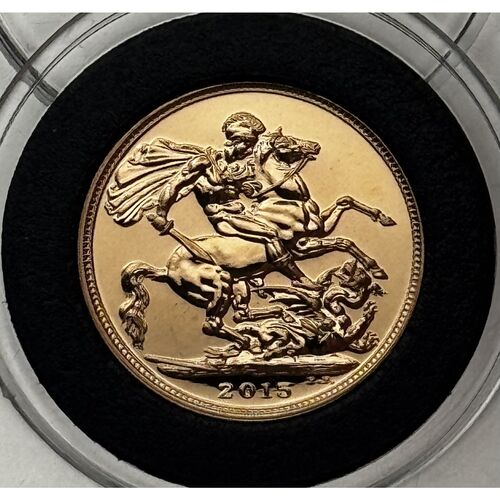 2015 QE11 full gold sovereign