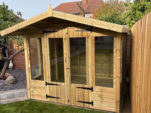 #SHA085 8x8 Apex Summer House