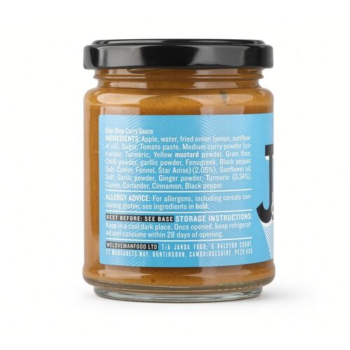Chip Shop Curry Sauce Mild Curry Sauce by Jandafood 190g