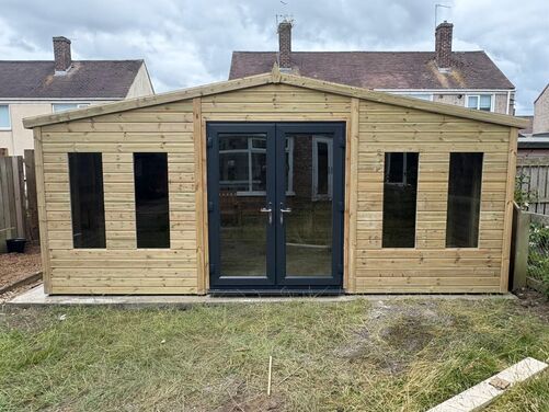 #PVC101 18x10 Apex Summer House