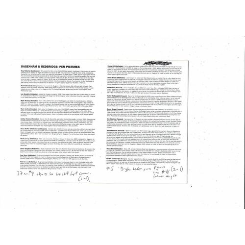 2001/02 Dagenham & Redbridge v Canvey Island Essex Senior Cup Final @ Southend