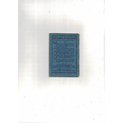 Tottenham Hotspur Football Handbook 1948/49