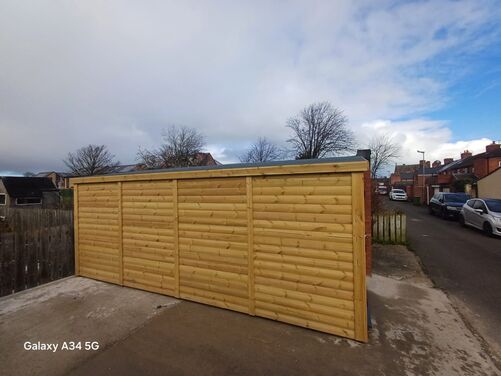 #PVC100 18x8 Pent Workshop / Storage Shed