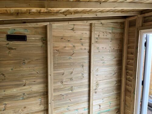 #PVC066 8X8 Pent Summer House