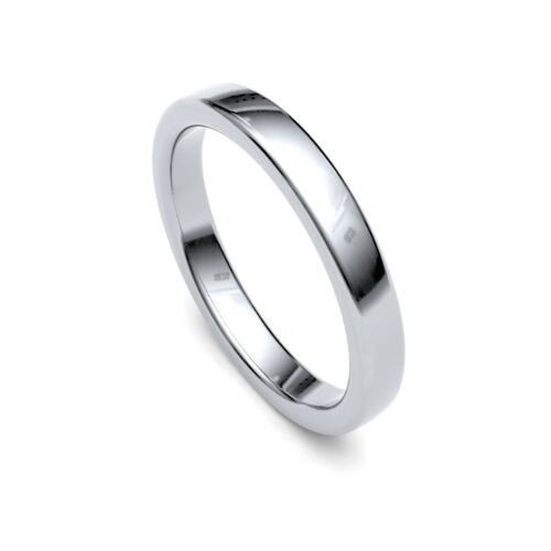 9ct 3mm court profile classic wedding ring