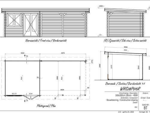 3mtr x 3mtr + 4mtr Veranda