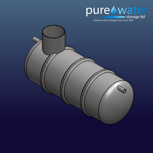 PU-R-3500-HVY Underground Rainwater Harvesting Tank 3500L (Heavy Duty)