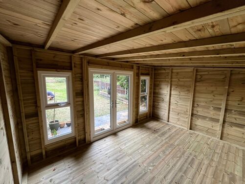 #PVC049 14x8 Pent Summer House