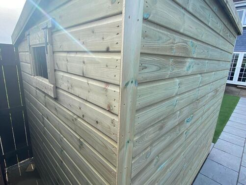 #P079 8x6 Pent Shed