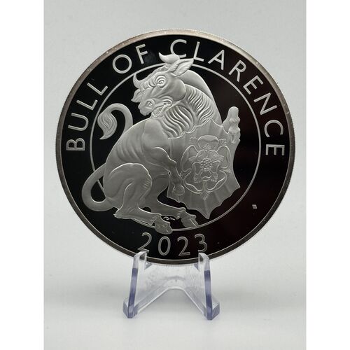 The bull of Clarence 2023 5 ounce silver coin
