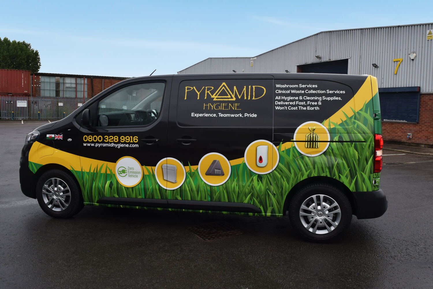 Pyramid Hygiene - 3x Vauxhall Vivaro